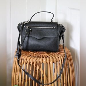 Rebecca Minkoff Black Leather Satchel Purse